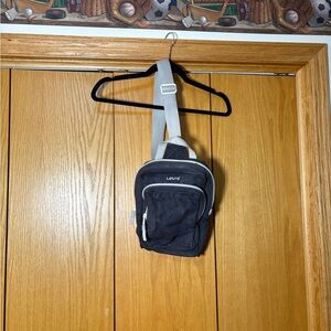 Levi's Black and Gray Men's Backpack